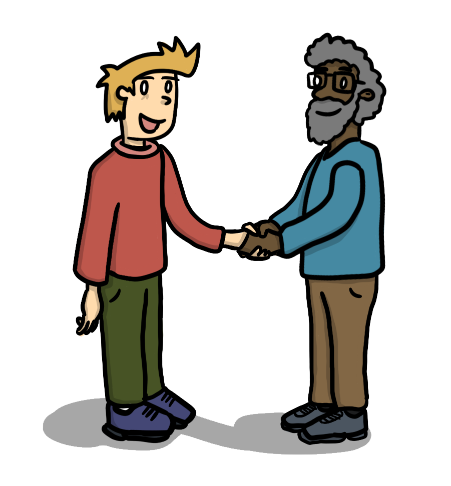 Image representing process of relationship building